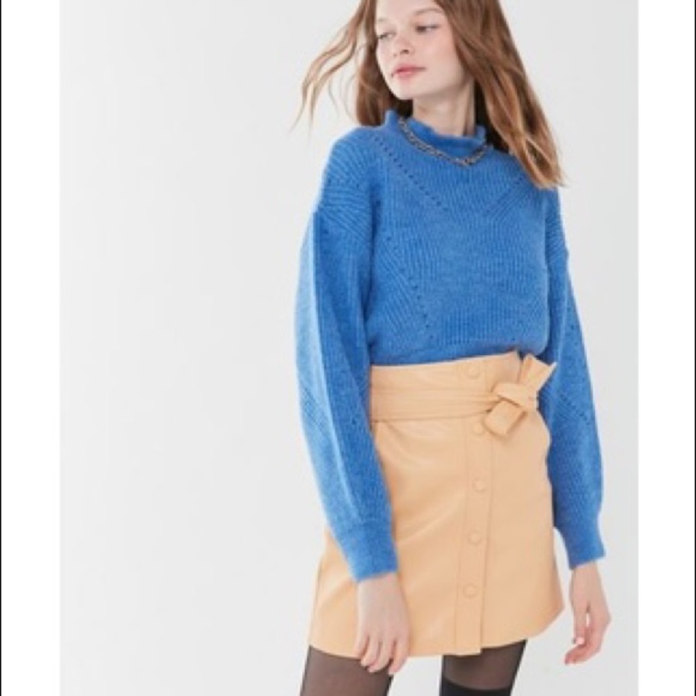 UO Button Tie Skirt